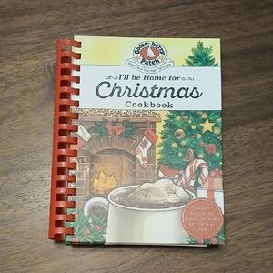 NWOT I'll Be Home for Christmas Cookbook - Red